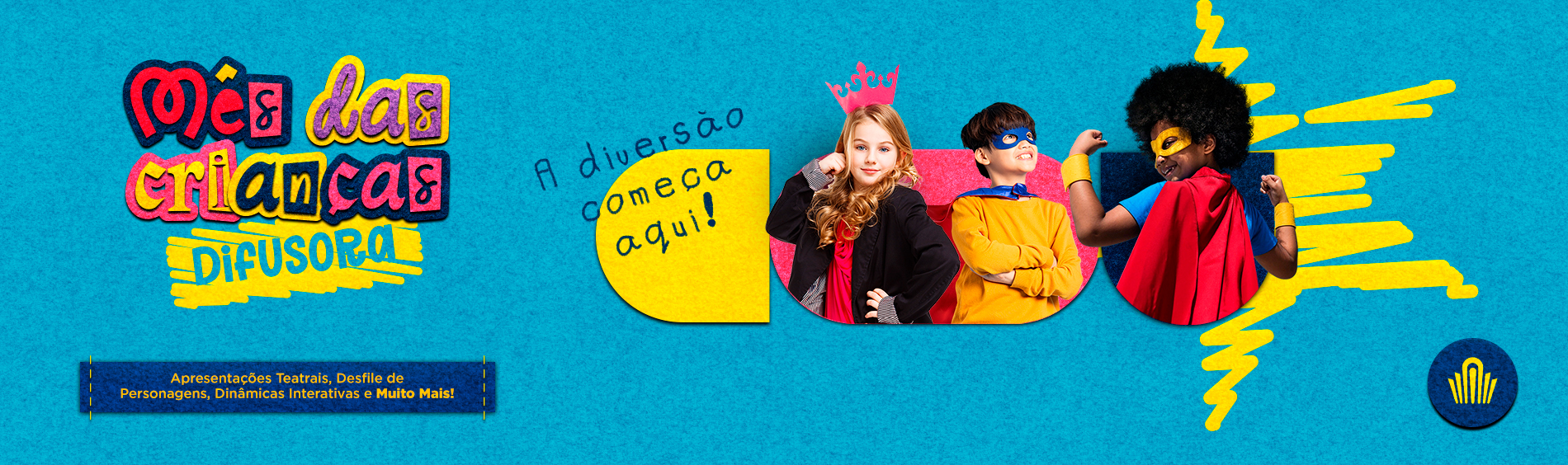 Mês das Crianças no Shopping Difusora